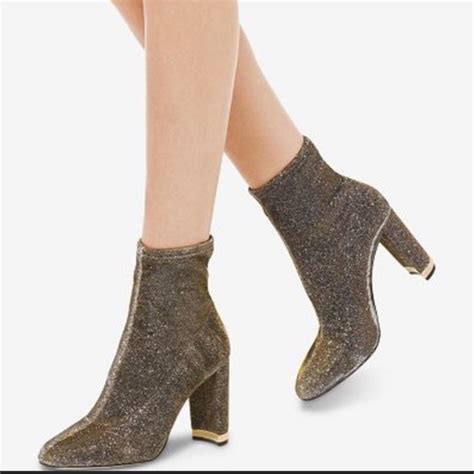 michael kors mandy booties gold|Michael Kors Gold Boots .